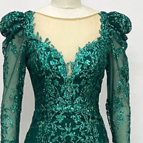 Shimmering Mermaid: Cinderella Divine's OC007 Glitter Print Dress